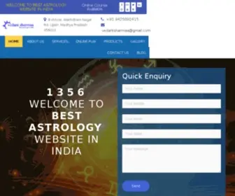 Vedantsharmaa.com(Talk to Top Astrologer in IndiaNumerologist in India) Screenshot
