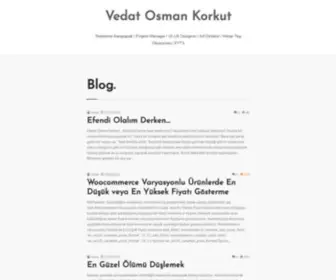 Vedatosmankorkut.com(Vedat Osman Korkut) Screenshot