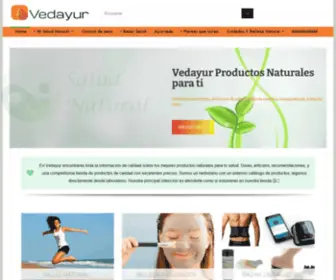 Vedayur.es(VEDAYUR productos naturales para tu salud 2022) Screenshot