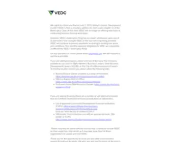 Vedc.org(Valley Economic Development Center) Screenshot