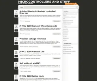 Vedelaar.nl(Microcontrollers and stuff) Screenshot