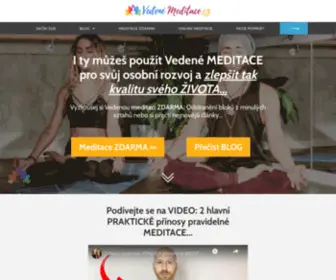 Vedenemeditace.cz(Vedené Meditace) Screenshot