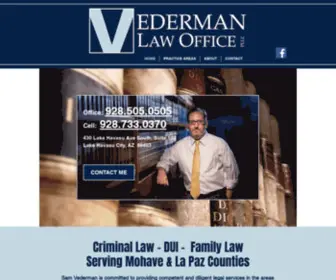 Vedermanlaw.com(Vederman Law Office PLLC) Screenshot