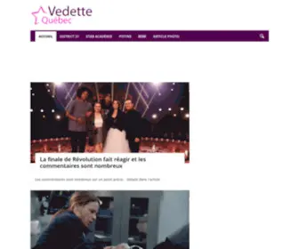 Vedettequebec.com(Vedette Québec) Screenshot