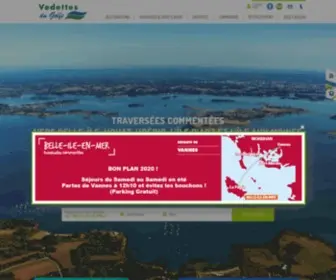 Vedettes-DU-Golfe.fr(Golfe du Morbihan) Screenshot