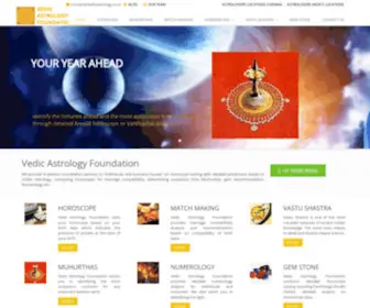 Vedicastrology.co.in(Vedic Astrology Foundation) Screenshot