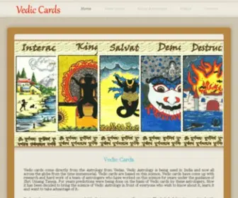 Vediccards.com(Vedic Cards) Screenshot