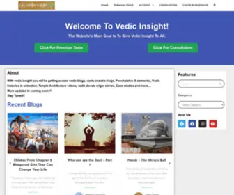 Vedicinsight.in(Vedic Insight) Screenshot