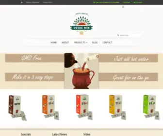 Vedicmix.com(Vedic Mix Tea) Screenshot