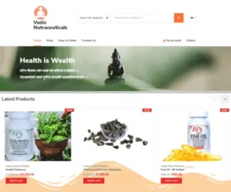 Vedicnutraceuticals.com(Vedic Nutraceuticals) Screenshot