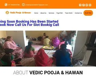 VedicPoojaandhawan.com(Book Pandit Online for Vedic Pooja Hawan) Screenshot