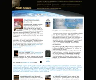 Vedicsciences.net(Vedic Science) Screenshot
