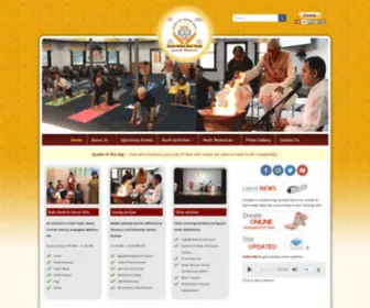 Vedictemple.org(Greater Atlanta Vedic Temple) Screenshot