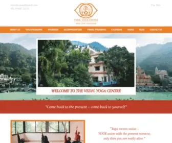 Vedicyogacentre.org(Yoga Teacher Training) Screenshot