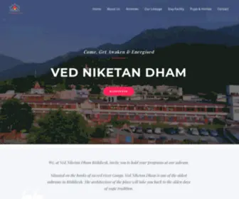 Vedniketan.org(Ved Niketan Dham Rishikesh) Screenshot