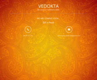 Vedokta.com(Just another WordPress site) Screenshot