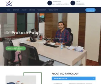 Vedpathlab.com(Laboratory) Screenshot