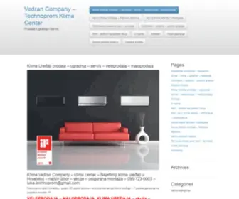 Vedran-Company.hr(Technoprom Klima Centar) Screenshot