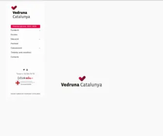Vedrunacatalunya.cat(Fundació) Screenshot