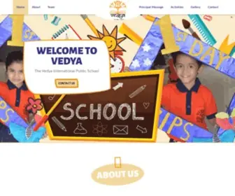 Vedyaschools.com(Contact Support) Screenshot