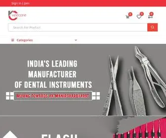 VeecareStores.com(Vandana Jain Mohali Veecare) Screenshot