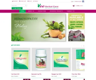 Veeherbalcare.com(Vee Herbal Care) Screenshot