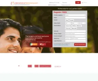 Veerashaivamatrimony.com(Veerashaiva Matrimonial) Screenshot
