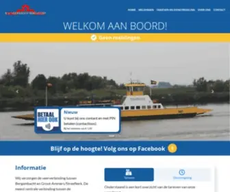 Veerdienst-Bergstoep.nl(Welkom bij B.V) Screenshot