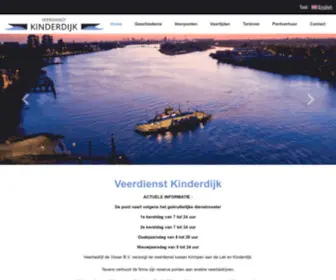 Veerdienst-Krimpen.nl(Veerdienst Kinderdijk) Screenshot