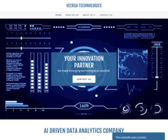 Veersatech.com(Veersa Technologies) Screenshot