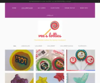 Veeslollies.com(Vee's Lollies) Screenshot