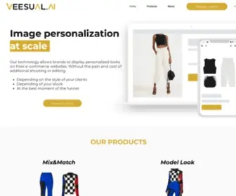 Veesual.ai(Look Personalization at Scale) Screenshot