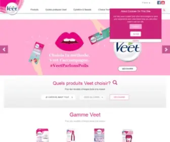 Veet.fr(Veet propose une large gamme de produits d'épilation) Screenshot