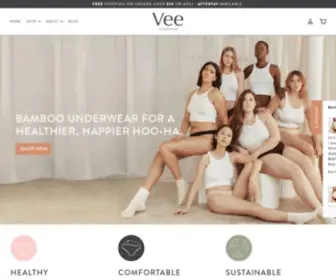 Veeunderwear.com(Vee Underwear) Screenshot