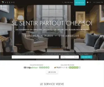 Veeve.fr(Short Term Holiday & Vacation Luxury Apartment Rentals) Screenshot