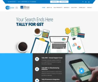 Veeyesinfotech.com(Tally) Screenshot