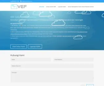 Vef-Solution.com(VEF Solution Indonesia) Screenshot