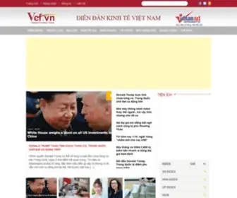Vef.vn(Diễn đàn kinh tế Việt Nam) Screenshot