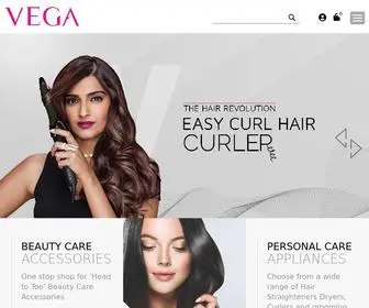 Vega.co.in(Leader in Beauty Accessories & Personal care Appliances) Screenshot