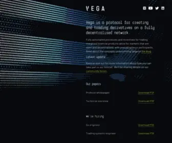 Vega.xyz(Vega Protocol) Screenshot