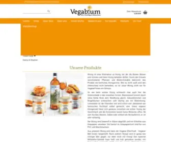 Vegablum.de(Online-Shop für veganen Honig) Screenshot