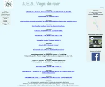 Vegademar.es(IES Vega de mar) Screenshot