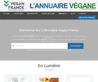 Vegan-France.fr(Annuaire Vegan) Screenshot