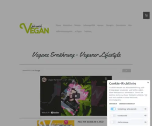 Vegan-Fuer-Mich.de(Vegan Fuer Mich) Screenshot
