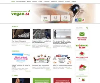 Vegan.si(Pravice živali) Screenshot