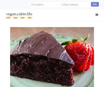 Vegancabinlife.com(Vegan Cooking and Home) Screenshot
