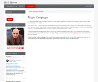 Vegancampaigns.org.uk(Vegan Campaigns) Screenshot