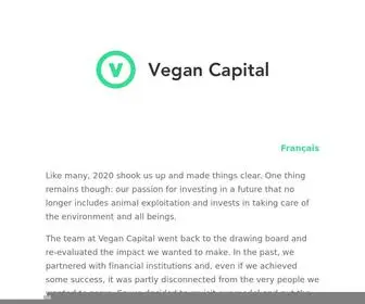 Vegancapital.ca(Vegan Capital) Screenshot