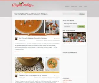 Vegancooking.com(Vegan Cooking) Screenshot