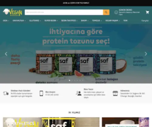 Vegandukkan.com(Vegan Dükkan) Screenshot